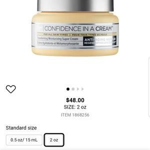 it cosmetics Other - It Cosmetics Confidence in a Cream Moisturizer it cosmetics Other - It Cosmetics Confidence in a Cream Moisturizer